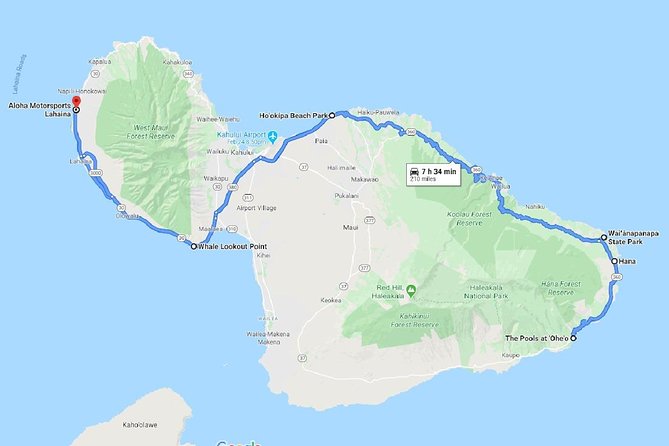 Road to Hana Slingshot Adventure From Lahaina - Safety Requirements and Guidelines