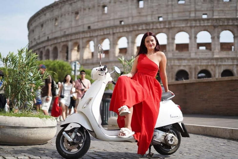 Roma City Vespa tour Big Group - Key Points