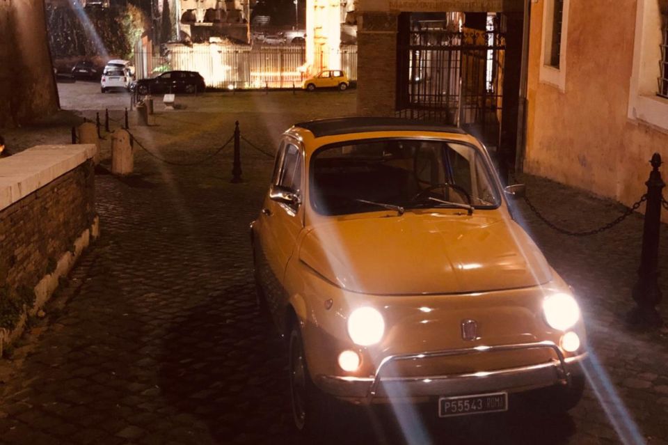 Rome: 2 Hour Evening Tour of Rome Aboard a Vintage Fiat 500 - Pricing and Booking