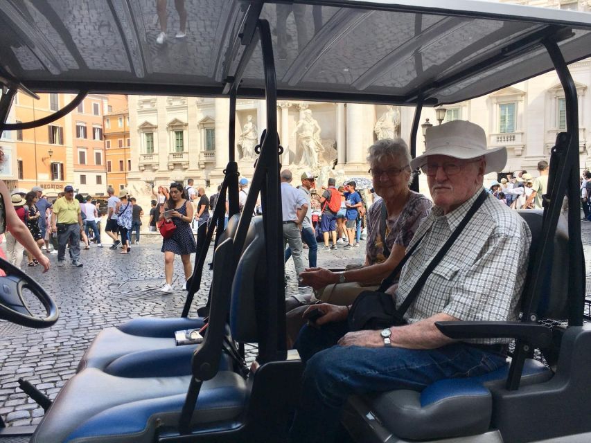 Rome: 2-Hour Sightseeing Night Tour by Golf Cart - Tour Duration and Inclusions