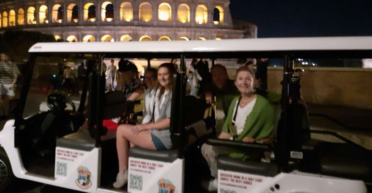 Rome: 2-Hour Sightseeing Night Tour by Golf Cart - Experiencing the Night Tour
