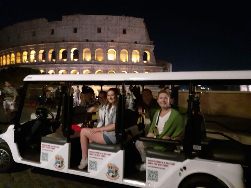 Rome: 2-Hour Sightseeing Night Tour by Golf Cart - Pickup and Drop-Off Locations