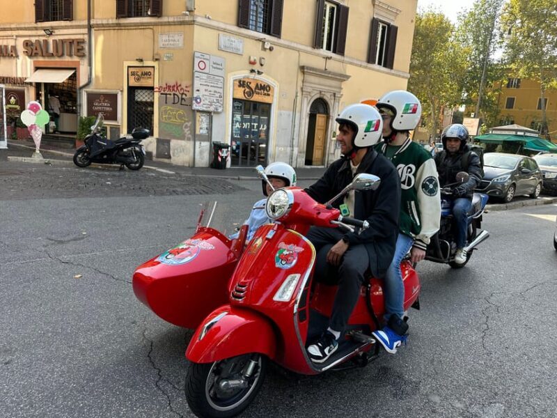 Rome: 3 hours Vespa Sidecar Sightseeing Tour with Gelato - Practical Details and What to Expect