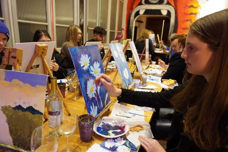 Rome: Afternoon Paint and Sip Experience in Piazza Navona - Food and Drink: Italian Pizza and Unlimited Wine