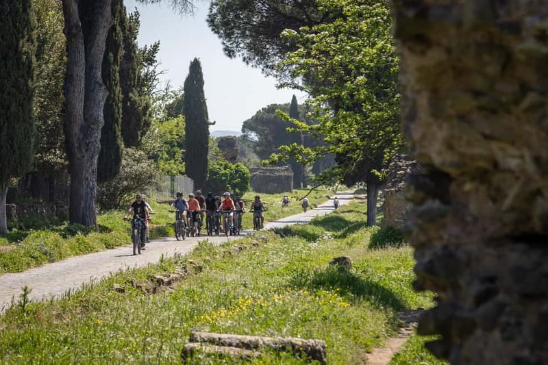 Rome: Appian Way E-bike Tour with Optional Catacombs & Food - Key Points