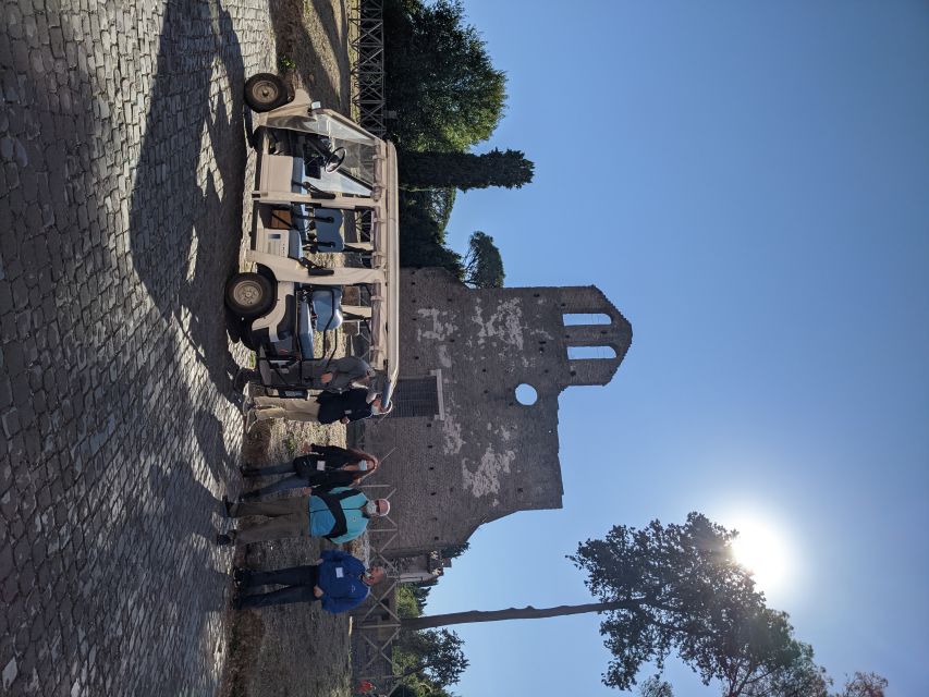 Rome: Appian Way Private Tour by Golf Cart -Official Partner - Key Points
