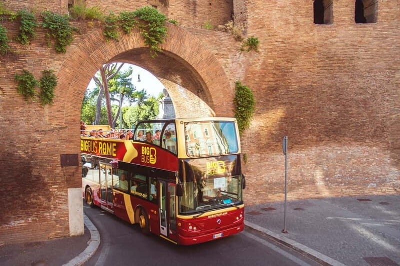 Rome: Big Bus Hop-on, Hop-off Open-Top Sightseeing Tour - The Sum Up