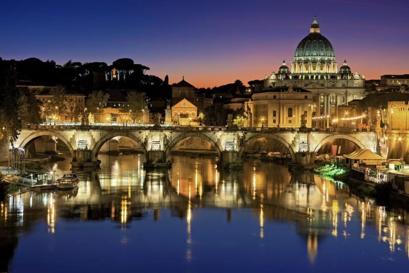 Rome by Night Private Golf Cart Tour - Key Points