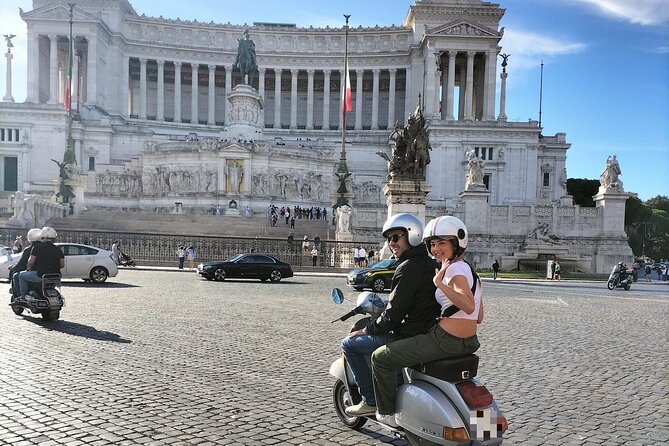 Rome by Vespa: Classic Rome Tour With Pick up - Exploring Ancient Monuments