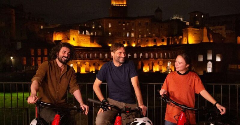 Rome: Cannondale E-Bike Evening Tour with optional Dinner - A Fun, Flexible Way to See Rome at Night