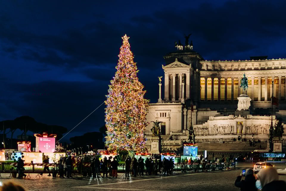 Rome: Christmas Lights Walking Tour - Visiting Iconic Landmarks