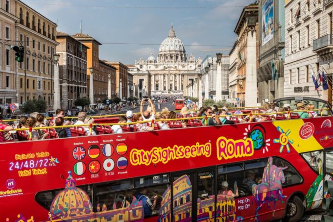Rome: City Sightseeing Hop-On Hop-Off Bus With Audioguide - Flexible Sightseeing With Audio-Guided Commentary