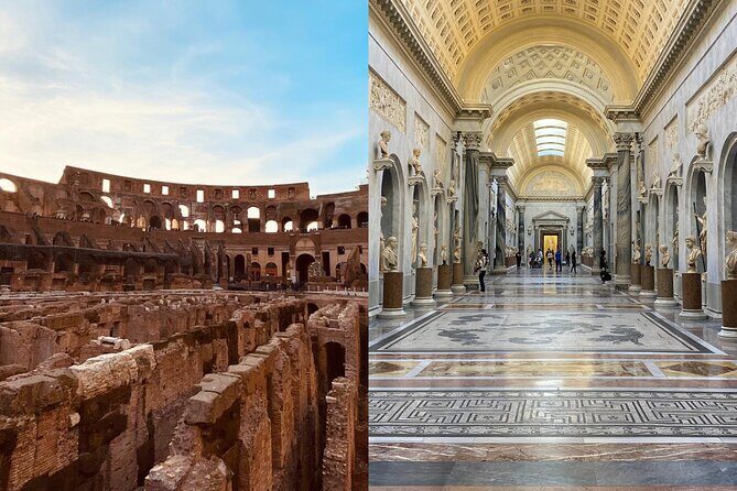 Rome: Colosseum and Vatican Museums Combo Guided Tour - Key Points