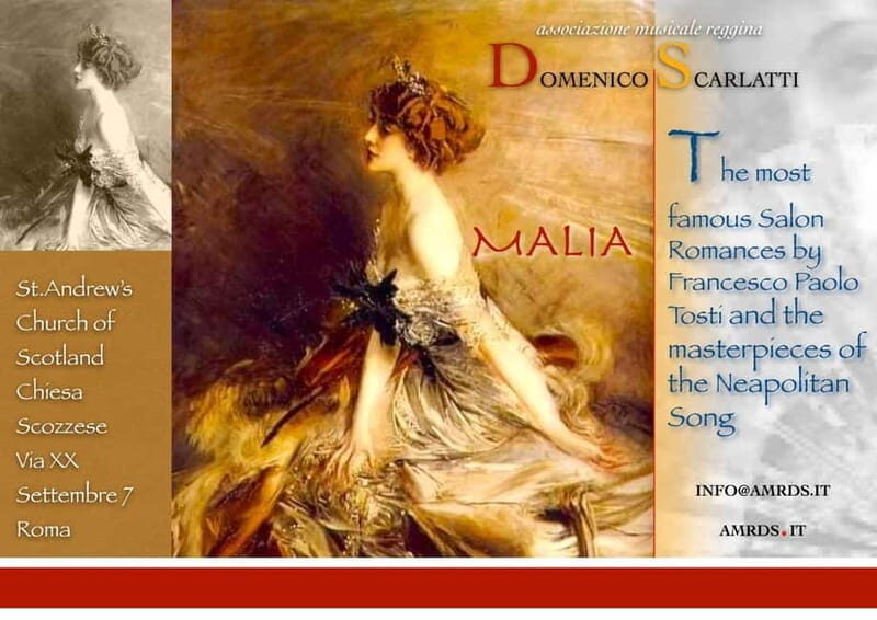 Rome: Concert Performance in Costume - Malia, The Musical Parlor of the 1800s. - Key Points