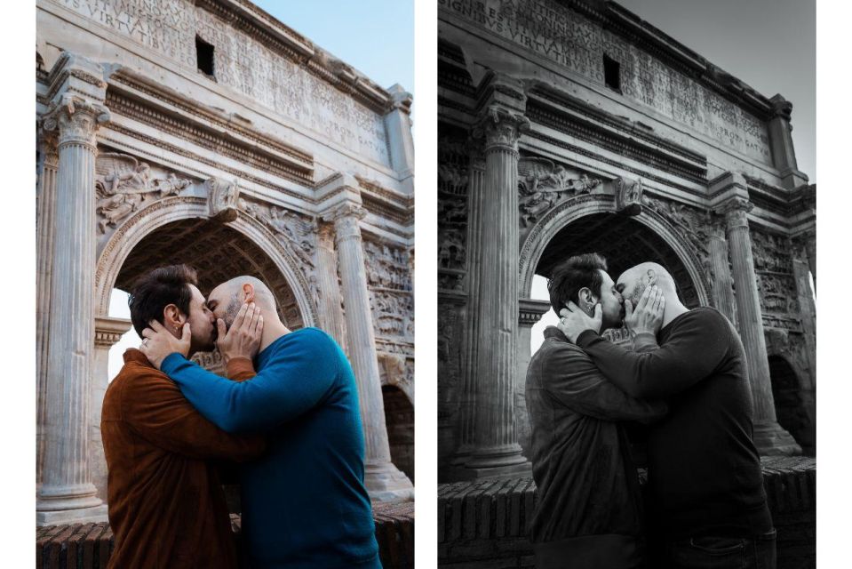Rome: Couple Photoshoot Experience LGBTQ+ Friendly - Key Points