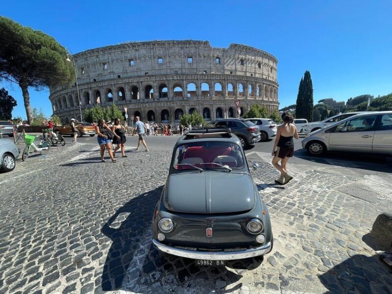 Rome: Dolce Vita en Fiat 500: Roma y Aperitivo al Coliseo - Touring Rome in a Fiat 500 – What’s It Like?