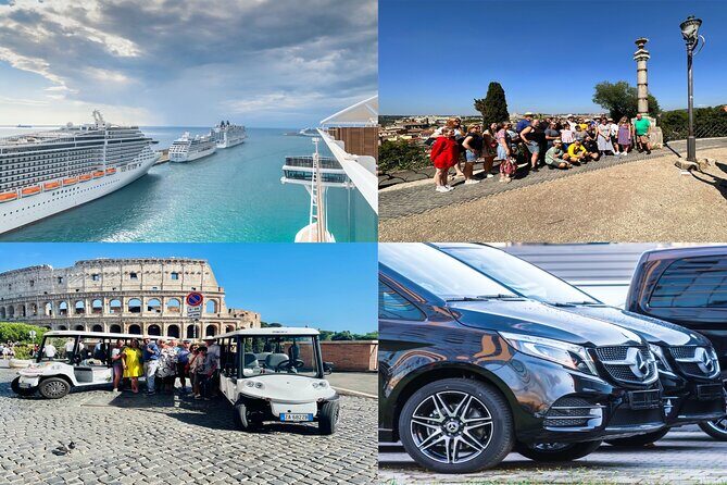 Rome: Exclusive 6 hour sightseeing tour in Golf cart for Cruisers - Key Points