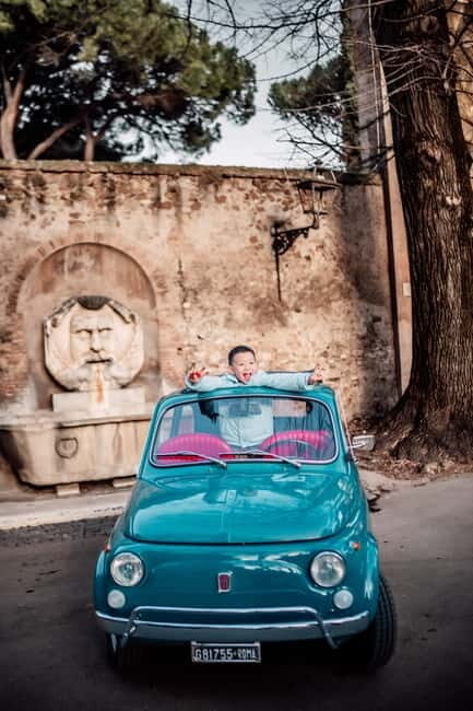 Rome: Fiat 500 Vintage Photo Tour - FAQs