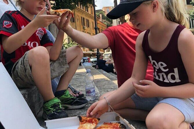 Rome friendly Tour Gelato Pizza Football and PlayGround - Key Points