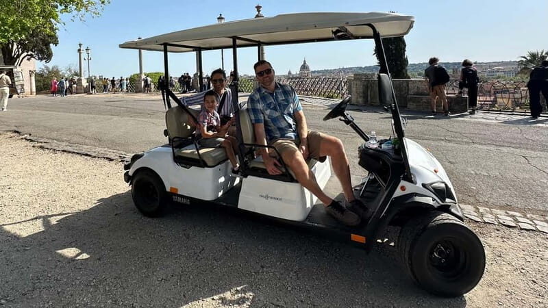 Rome : Golf cart tour with Professional Photographer - Key Points
