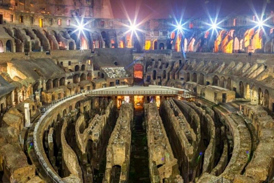 Rome: Guided Colosseum Night Tour - Spectacle of the Arena Floor