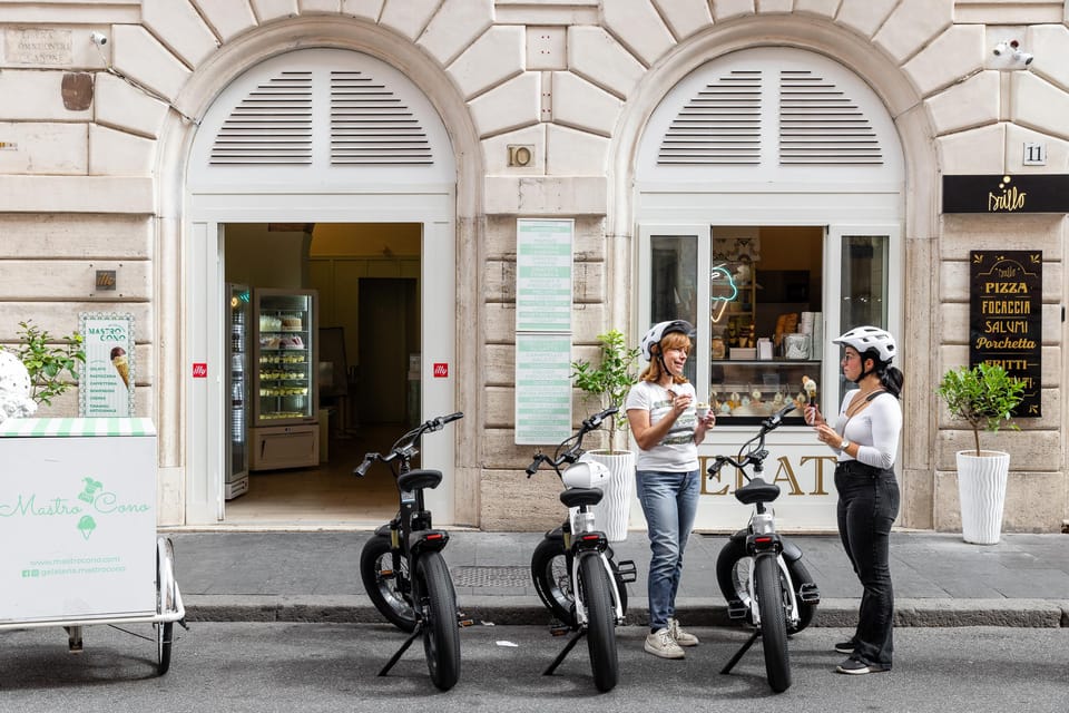 Rome: Guided E-Bike Tour With a Gelato Stop - Tour Features