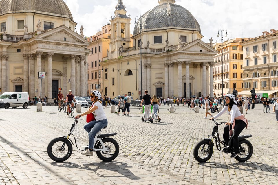 Rome: Guided E-Bike Tour With a Gelato Stop - What to Bring and Important Information
