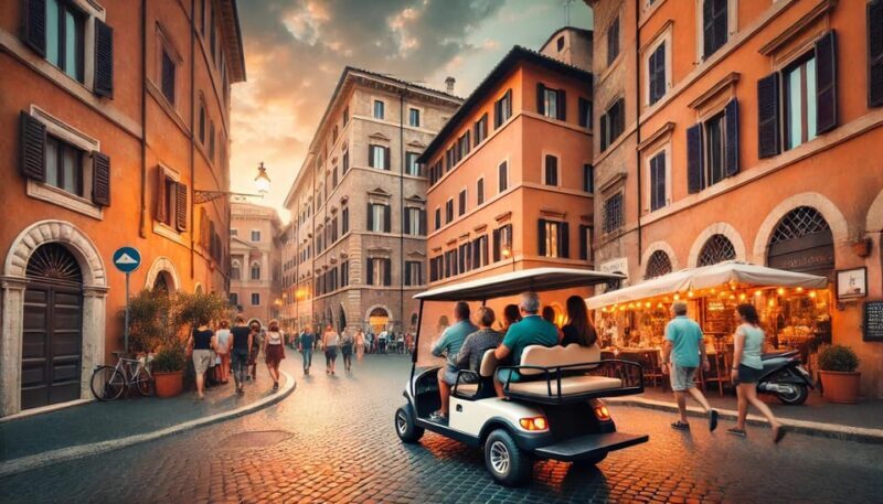 Rome: Guided Golf Cart Tour - Key Points