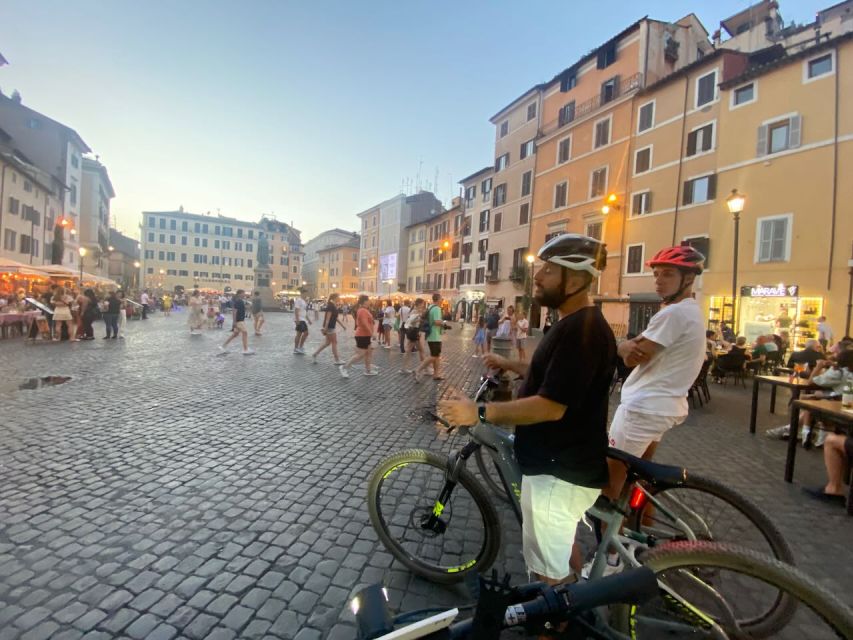 Rome :Guided Night E-Bike Tour With Typical Ice-Cream - Booking Details