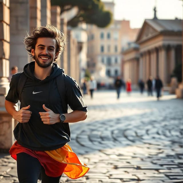 Rome: Guided Running Tour With Photos and Cappuccino Stop | Travel Buddies