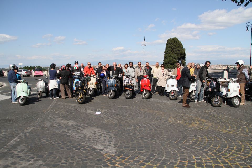 Rome: Half-Day Vespa Tour With Private Driver - Tour Highlights