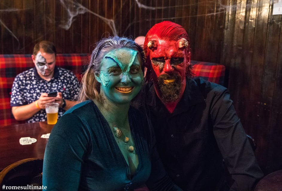 Rome: Halloween Pub Crawl With Open Bar and Pizza - Important Details and Logistics