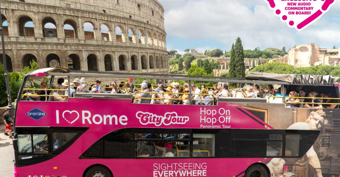 Rome: Hop-on Hop-off Sightseeing Bus Tour - Key Points