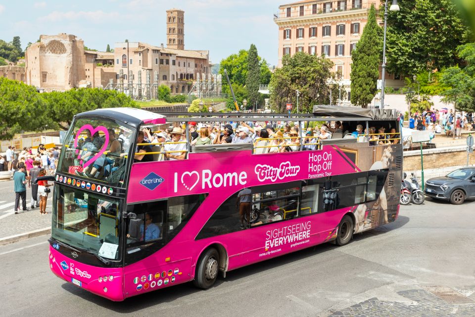 Rome: Hop-on Hop-off Sightseeing Bus Tour - Bus Features and Operations