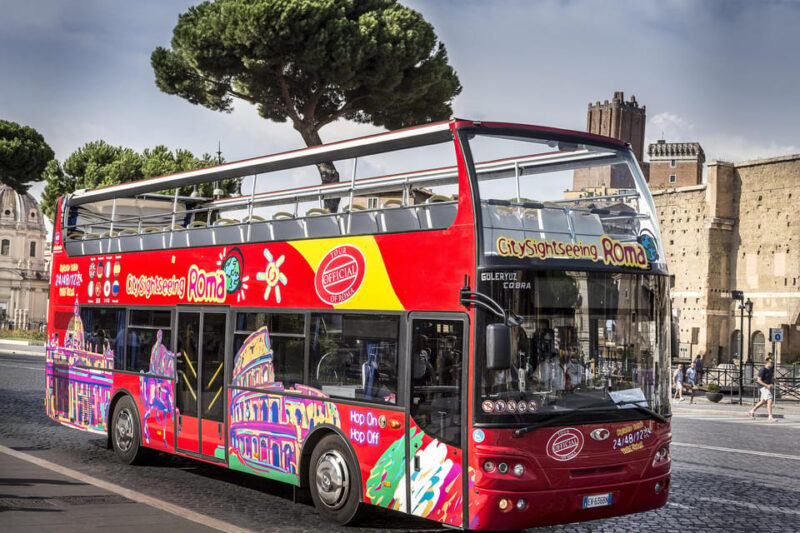 Rome Hop on Hop off Tour From Civitavecchia by Train - Sightseeing Experience