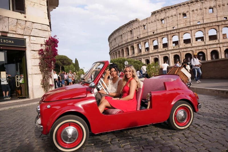 Rome in a Fiat Jolly: Exclusive Vintage Ride & Photo Tour - The Photo Session: Candid and Professional