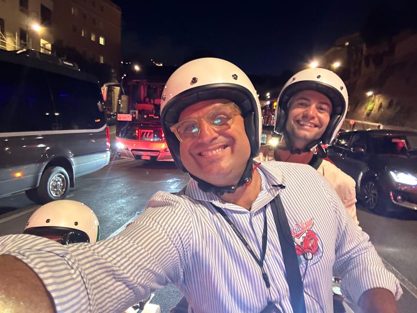 Rome in GoldenHour Private Vespa Sidecar Sunset Tour &Spritz - Key Points