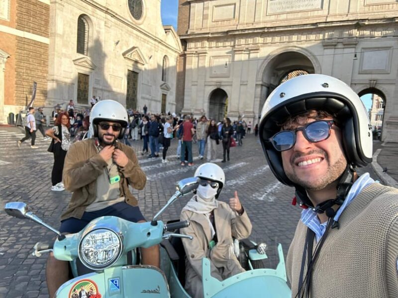 Rome in Vespa 90 min Vespa Sidecar PrivateTour with Gelato - Who Will Love This Tour