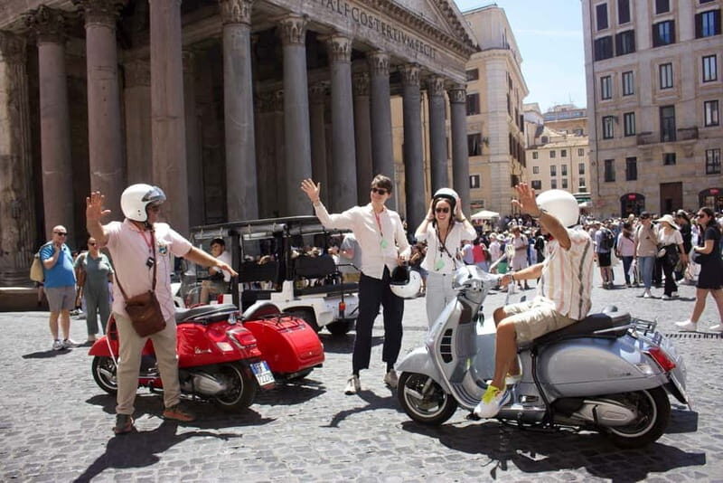 Rome in Vespa: Private Sidecar Sightseeing Tour with Gelato - Exploring the Rome in Vespa Sidecar Tour in Detail