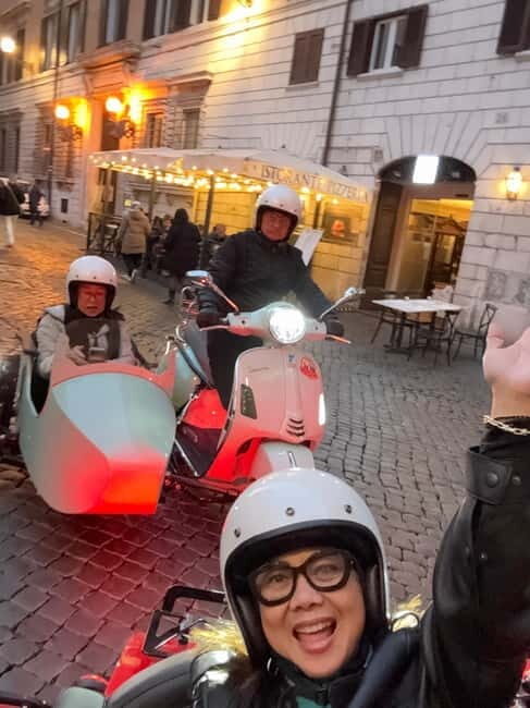 Rome in Vespa: Private Sidecar Sightseeing Tour with Gelato - Iconic Landmarks and Hidden Gems