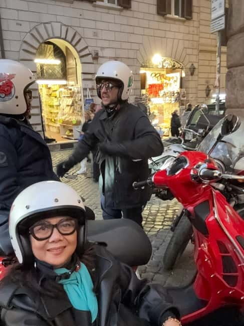 Rome in Vespa: Private Sidecar Sightseeing Tour with Gelato - A Few Tips for Future Riders
