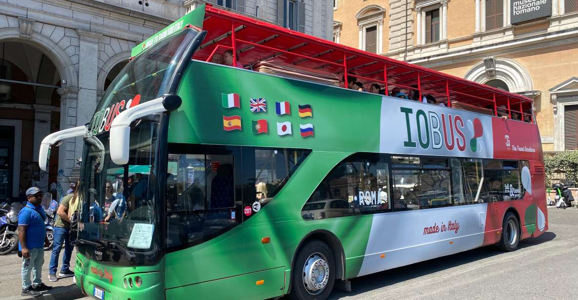Rome: IoBus&RomeBoat Hop-On Hop-Off Bus and Boat Combo - Route and Stops