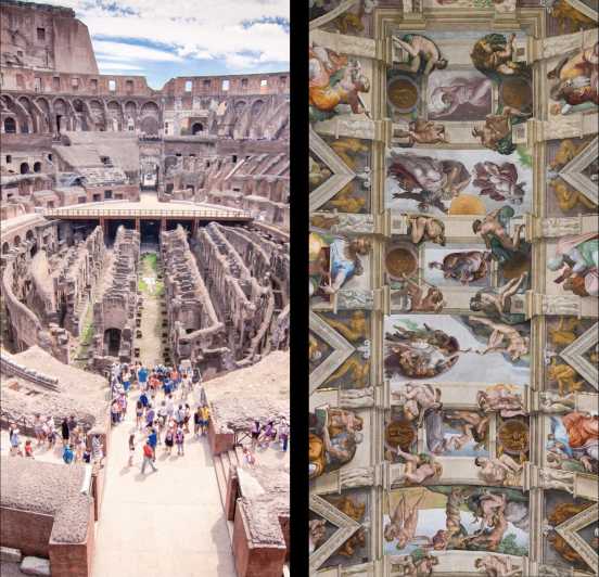 Rome: Mid-Week Colosseum and Vatican 2-Day Tour - Key Points