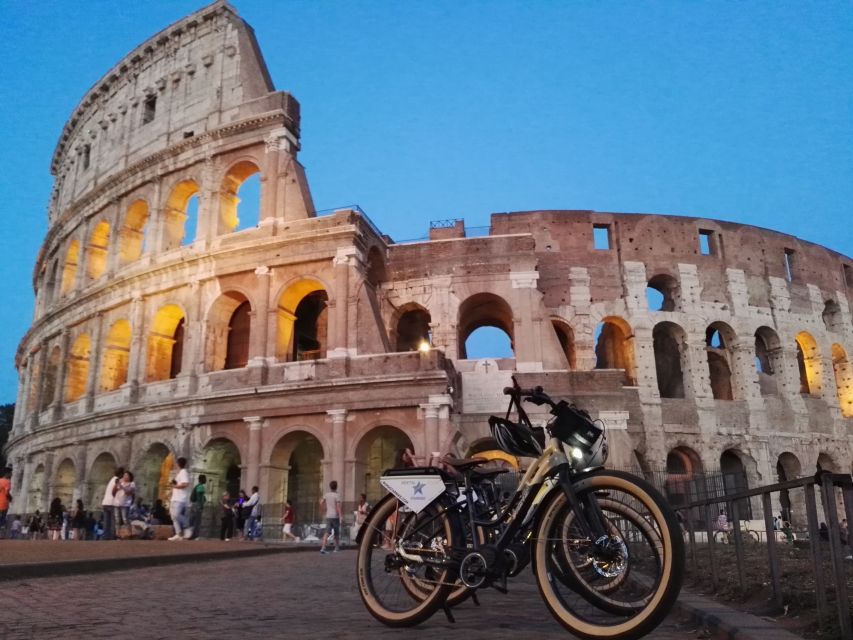 Rome: Night E-Bike Tour With Pizza Option - Tour Inclusions and Options