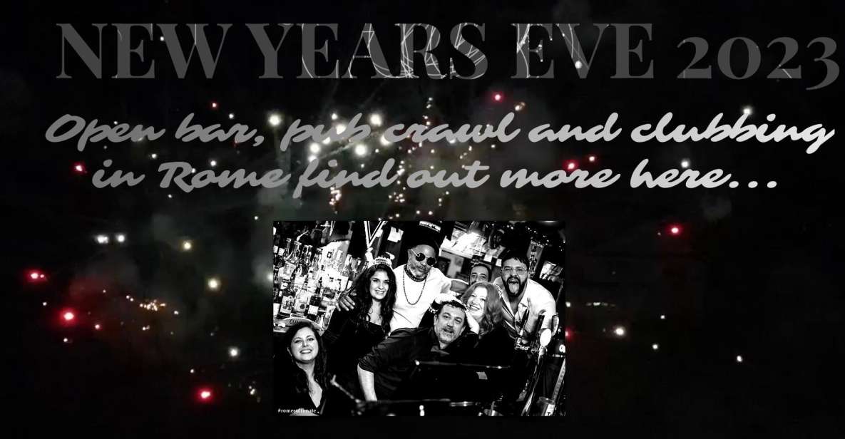 Rome: NYE Pub Crawl and Club - Inclusions