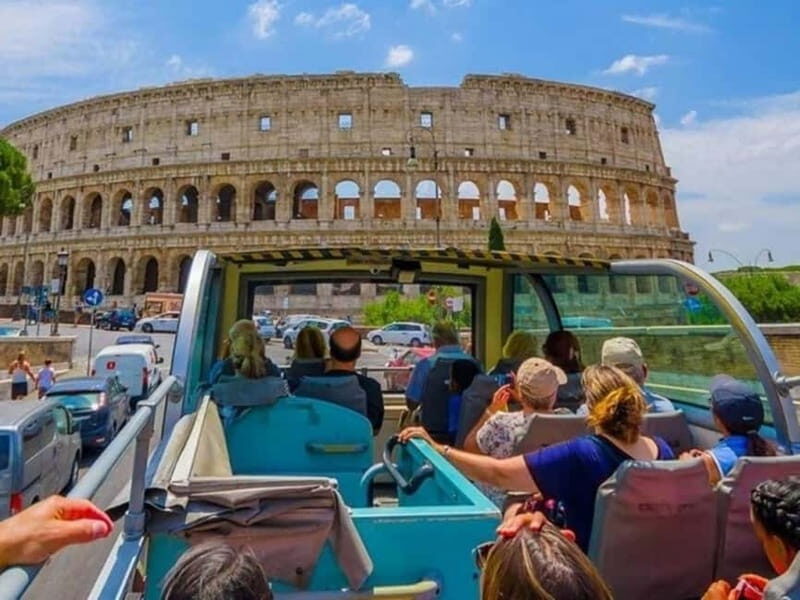 Rome: Panoramic Bus - One Run Tour with Audio Guide - Key Points