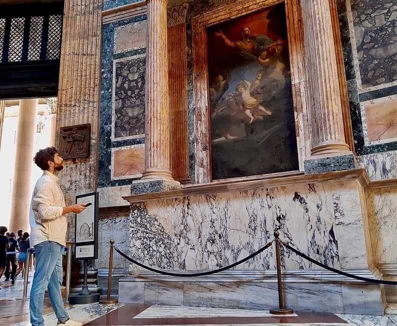 Rome: Pantheon Priority Entry Ticket & Interactive App - Meeting Point and Entry Process