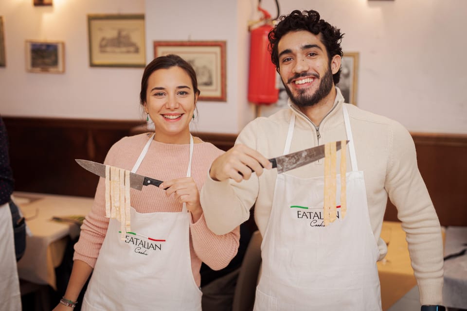 Rome: Pasta and Tiramisu Cooking Class in Piazza Navona - What to Expect on the Day
