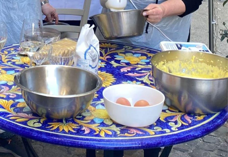 Rome: Pasta and Tiramisu Perfection Class W/Wine & Dessert - Indulge in Tiramisu Delight
