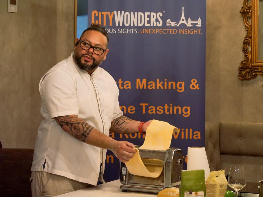 Rome: Pasta Making Class & Wine Tasting in a Trasteve Villa - Pricing and Offers